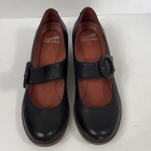 DANSKO Brandy Black Leather Mary Jane Women’s shoes